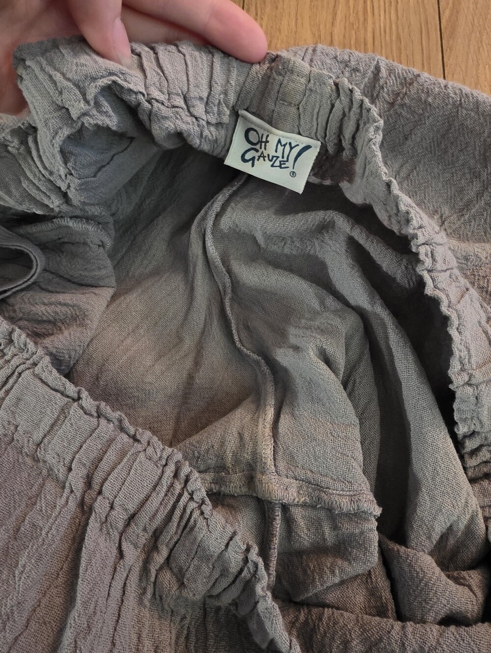 Oh My Gauze Zoey Cotton Pants- 2 (L/XL) - Picture 9 of 11